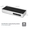 StarTech.com USB 3.0 dokinė stotelė – dviejų monitorių nešiojamojo kompiuterio dokinė stotelė su HDMI ir DVI/VGA vaizdu – 6 prievadų USB 3.1 Gen 1 5 Gbps šakotuvas, GbE, garsas – universali A tipo dokinė stotelė – Windows ir Mac