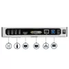 StarTech.com USB 3.0 dokinė stotelė – dviejų monitorių nešiojamojo kompiuterio dokinė stotelė su HDMI ir DVI/VGA vaizdu – 6 prievadų USB 3.1 Gen 1 5 Gbps šakotuvas, GbE, garsas – universali A tipo dokinė stotelė – Windows ir Mac