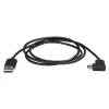 StarTech.com USB-A į USB-C kabelis – kampinis – V/V – 1 m (3 pėd.) – USB 2.0