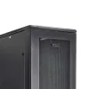 StarTech.com 4 stulpų 42U serverių spinta, 19 colių duomenų spinta kompiuterinei / AV / IT įrangai montuoti, serverių korpusas su ratukais, pilno dydžio pramoninė tinklo įrangos spinta