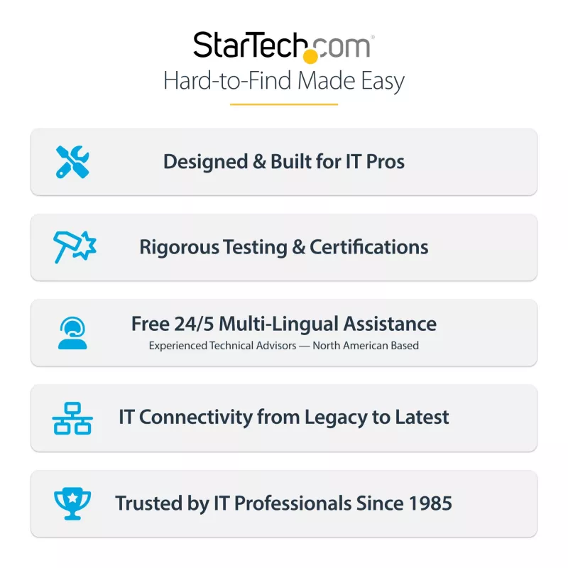 StarTech.com 4 stulpų 42U serverių spinta, 19 colių duomenų spinta kompiuterinei / AV / IT įrangai montuoti, serverių korpusas su ratukais, pilno dydžio pramoninė tinklo įrangos spinta
