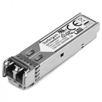 StarTech.com Cisco GLC-SX-MM-RGD suderinamas SFP siųstuvo-imtuvo modulis - 1000BASE-SX~Cisco GLC-SX-MM-RGD suderinamas SFP modulis - 1000BASE-SX - 1GbE daugiamodis šviesolaidis MMF optinis siųstuvas-imtuvas - 1GE Gigabit Ethernet SFP - LC 550m - 850nm - DDM Cisco ASR920, IE2000, IE4000