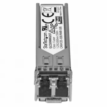 StarTech.com Cisco GLC-SX-MM-RGD suderinamas SFP siųstuvo-imtuvo modulis - 1000BASE-SX~Cisco GLC-SX-MM-RGD suderinamas SFP modulis - 1000BASE-SX - 1GbE daugiamodis šviesolaidis MMF optinis siųstuvas-imtuvas - 1GE Gigabit Ethernet SFP - LC 550m - 850nm - DDM Cisco ASR920, IE2000, IE4000