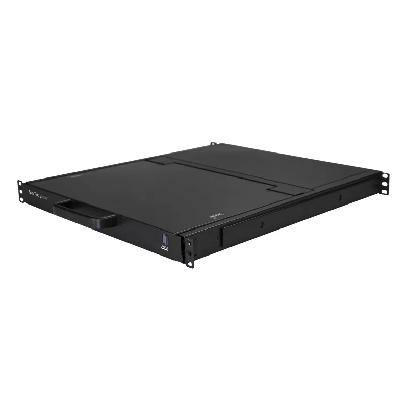 StarTech.com Rackmount KVM Console HD 1080p - Vieno prievado VGA KVM su 17 inch LCD monitoriumi serverių stovui - Pilnai aprūpinta 1U LCD KVM stalčius su laidais ir aparatūra - USB palaikymas - 50 000 val. MTBF