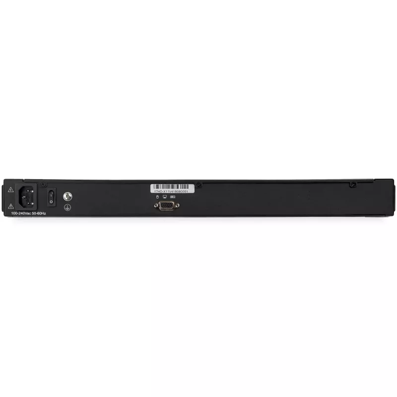 StarTech.com Rackmount KVM Console HD 1080p - Vieno prievado VGA KVM su 17 inch LCD monitoriumi serverių stovui - Pilnai aprūpinta 1U LCD KVM stalčius su laidais ir aparatūra - USB palaikymas - 50 000 val. MTBF