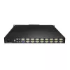 StarTech.com 16 prievadų stovo montavimo KVM konsolė su 6 pėdų kabeliais – Integruotas KVM jungiklis su 19 colių LCD monitoriumi – Pilnai funkcionuojanti 1U LCD KVM ištraukiama konsolė – OSD KVM – Patvarus 50 000 val. MTBF – USB + VGA palaikymas