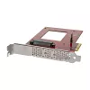 „StarTech.com“ U.2 į PCIe adapteris 2,5 colio U.2 NVMe SSD – SFF-8639 – x4 PCI Express 4.0