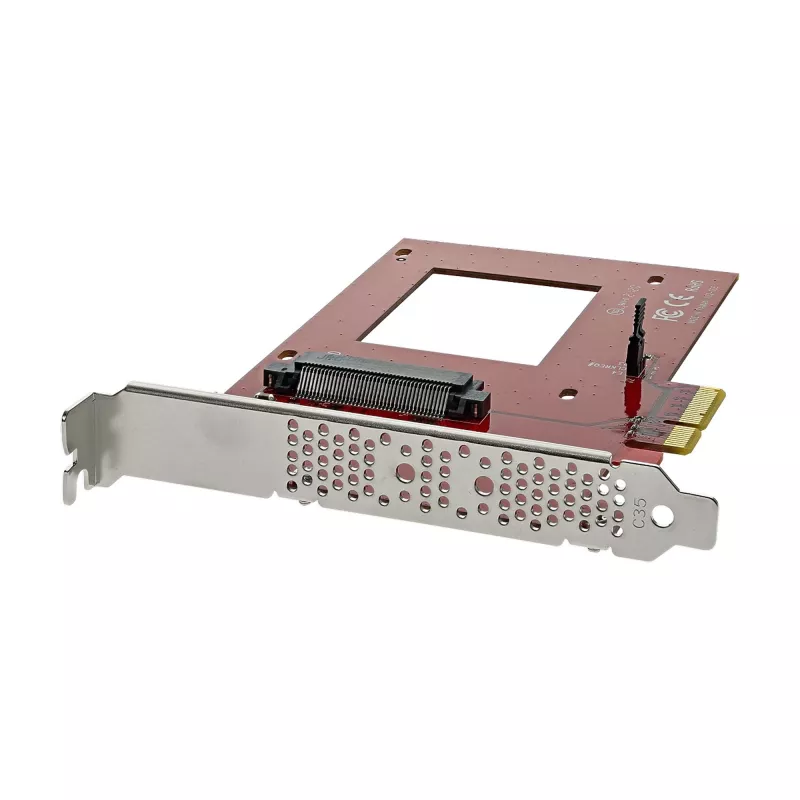 „StarTech.com“ U.2 į PCIe adapteris 2,5 colio U.2 NVMe SSD – SFF-8639 – x4 PCI Express 4.0