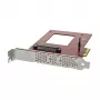 „StarTech.com“ U.2 į PCIe adapteris 2,5 colio U.2 NVMe SSD – SFF-8639 – x4 PCI Express 4.0