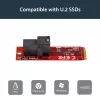 StarTech.com U.2 (SFF-8643) į M.2 PCI Express 3.0 x4 prieglobos adapterio kortelė 2,5” U.2 NVMe SSD