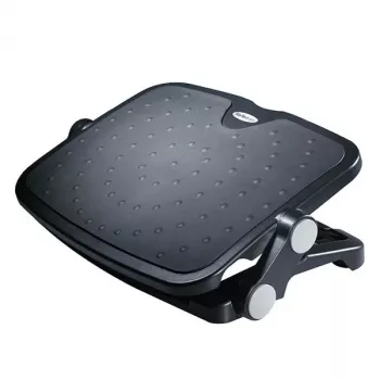 StarTech.com Reguliuojama po stalu dedama kojų atrama, juoda, aliuminis, plastikas, -30 - 0°, RoHS, TAA, REACH, CE, 45 cm, 35 cm