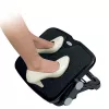 StarTech.com Reguliuojama po stalu dedama kojų atrama, juoda, aliuminis, plastikas, -30 - 0°, RoHS, TAA, REACH, CE, 45 cm, 35 cm