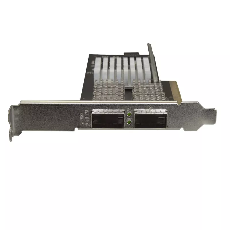 StarTech.com dviejų prievadų 40G QSFP+ tinklo plokštė – Intel XL710 atviro QSFP+ konverguotas adapteris – PCIe 40 Gigabit Ethernet serverio NIC – 40GbE šviesolaidinė LAN plokštė – Dell PowerEdge HPE ProLiant