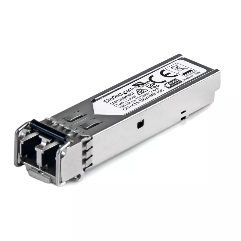 StarTech.com MSA atitinkantis SFP siųstuvo-imtuvo modulis - 100BASE-FX~MSA nekoduotas SFP modulis - 100BASE-FX - 100MbE daugiamodis optinis pluoštas (MMF) optinis siųstuvas-imtuvas - 100Mb Ethernet SFP - LC 2km - 1310nm - DDM