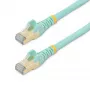 “StarTech.com” 3 m CAT6a eterneto kabelis – 10 gigabitų ekranuotas, be užsikabinimų RJ45, 100 W PoE komutacinis kabelis – 10GbE STP tinklo kabelis su įtempimo sumažinimu – žydras, individualiai tikrintas / laidai UL sertifikuoti / TIA