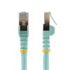 “StarTech.com” 3 m CAT6a eterneto kabelis – 10 gigabitų ekranuotas, be užsikabinimų RJ45, 100 W PoE komutacinis kabelis – 10GbE STP tinklo kabelis su įtempimo sumažinimu – žydras, individualiai tikrintas / laidai UL sertifikuoti / TIA