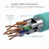 “StarTech.com” 3 m CAT6a eterneto kabelis – 10 gigabitų ekranuotas, be užsikabinimų RJ45, 100 W PoE komutacinis kabelis – 10GbE STP tinklo kabelis su įtempimo sumažinimu – žydras, individualiai tikrintas / laidai UL sertifikuoti / TIA
