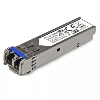 StarTech.com MSA reikalavimus atitinkantis SFP siųstuvo‑imtuvo modulis – 1000BASE-LX ~ MSA nekoduotas SFP modulis – 1000BASE-LX – 1GbE vienmodis šviesolaidinis (SMF) optinis siųstuvas‑imtuvas – 1GE gigabitinio eterneto SFP – LC 10 km – 1310 nm – DDM