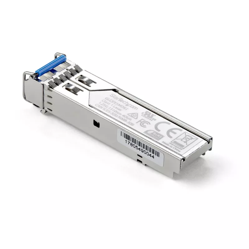 StarTech.com MSA Compliant SFP siųstuvas-imtuvas Module - 1000BASE-EX~MSA Uncoded SFP Module - 1000BASE-EX - 1GbE Single Mode Fiber (SMF) Optic siųstuvas-imtuvas - 1GE Gigabit Ethernet SFP - LC 40km - 1310nm - DDM