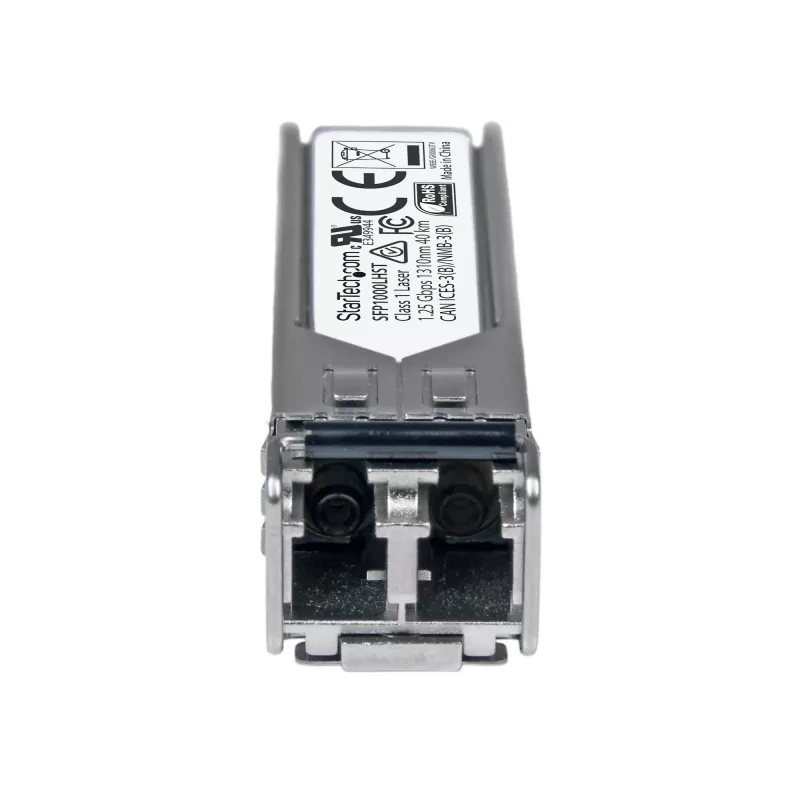 StarTech.com MSA atitinkantis SFP siųstuvo-imtuvo modulis - 1000BASE-LH~MSA nekoduotas SFP modulis - 1000BASE-LH - 1GbE vienmodis optinis (SMF) siųstuvas-imtuvas - 1GE Gigabit Ethernet SFP - LC 40km - 1310nm - DDM
