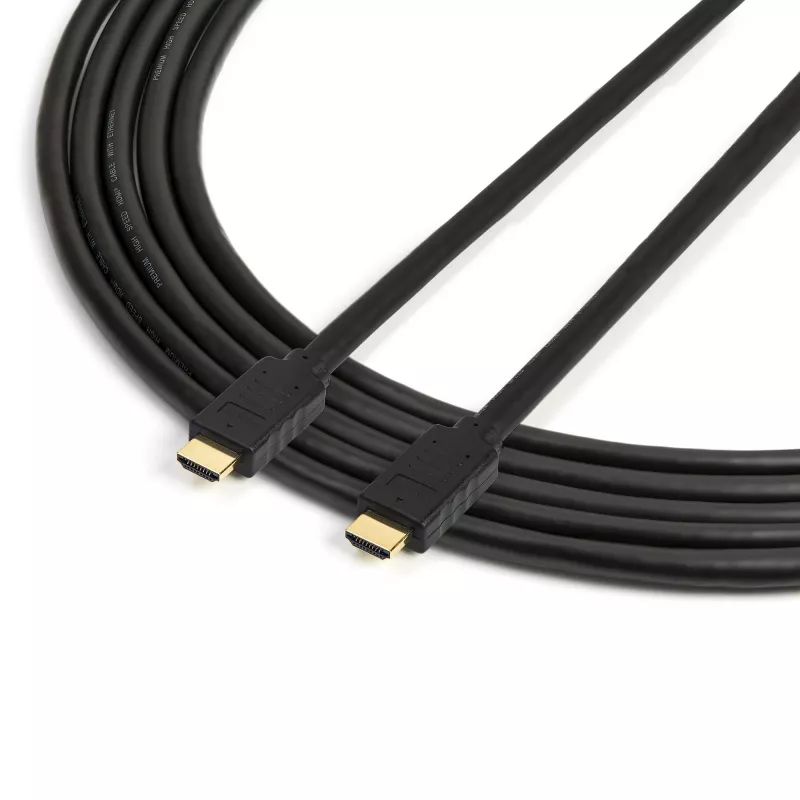 StarTech.com 15ft (5m) Premium Certified HDMI 2.0 kabelis su Ethernet - High Speed Ultra HD 4K 60Hz HDMI kabelis HDR10 - Long HDMI Cord (Male/Male Connectors) - For UHD Monitors, TVs, Displays