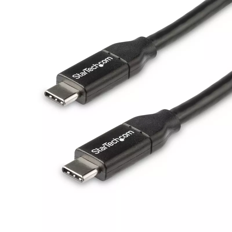 StarTech.com USB-C į USB-C kabelis su 5A PD - M/M - 0,5 m - USB 2.0 - USB-IF sertifikuotas