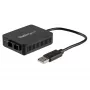 StarTech.com USB į šviesolaidį keitiklis - 100 Mbps - USB 2.0 į šviesolaidžio tinklo adapteris - 100Base-FX SC moteriškas dvipusis daugiamodis šviesolaidis / MMF suderinamas - 2 km - kompaktiškas USB į šviesolaidį LAN