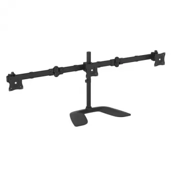 StarTech.com TRIO stalo monitoriaus stovas - Trijų monitorių, reguliuojamas, spaustukinis, 24 kg, 33 cm (13 colių), 68.6 cm (27 colių), 100 x 100 mm, juodas