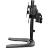 StarTech.com TRIO stalo monitoriaus stovas - Trijų monitorių, reguliuojamas, spaustukinis, 24 kg, 33 cm (13 colių), 68.6 cm (27 colių), 100 x 100 mm, juodas