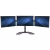 StarTech.com TRIO stalo monitoriaus stovas - Trijų monitorių, reguliuojamas, spaustukinis, 24 kg, 33 cm (13 colių), 68.6 cm (27 colių), 100 x 100 mm, juodas