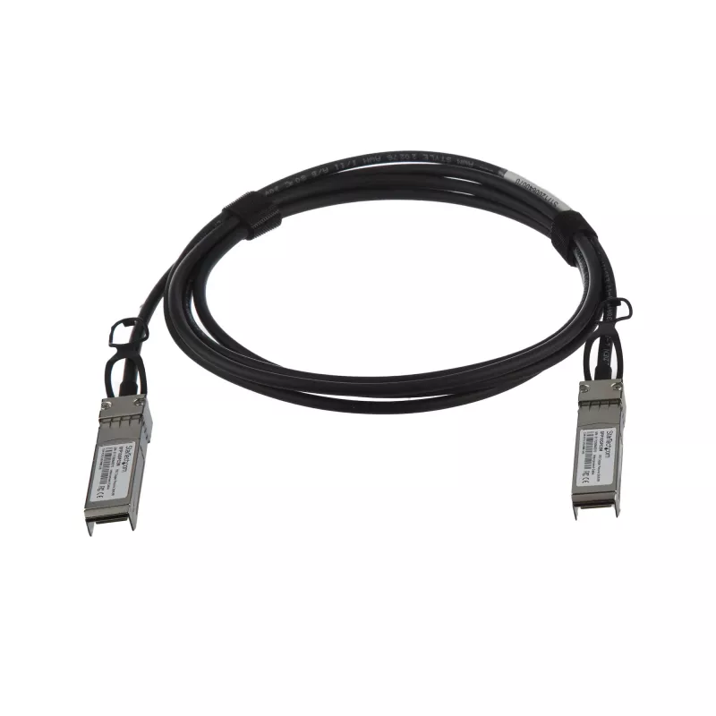 StarTech.com MSA Uncoded Suderinama 2m 10G SFP+ to SFP+ Direct Attach Breakout kabelis Twinax - 10 GbE SFP+ Copper DAC 10 Gbps Low Power Passive siųstuvas-imtuvas Module DAC