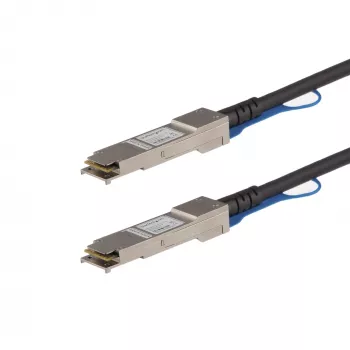StarTech.com Juniper EX-QSFP-40GE-DAC-50CM suderinamas 0,5 m 40G QSFP+ į QSFP+ tiesioginio prijungimo kabelis Twinax - 40GbE QSFP+ varinis DAC 40 Gbps mažos galios pasyvus siųstuvo-imtuvo modulis DAC