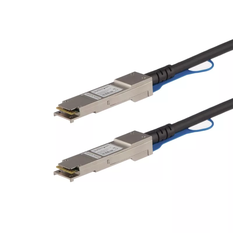 StarTech.com Juniper EX-QSFP-40GE-DAC-50CM suderinamas 0,5 m 40G QSFP+ į QSFP+ tiesioginio prijungimo kabelis Twinax - 40GbE QSFP+ varinis DAC 40 Gbps mažos galios pasyvus siųstuvo-imtuvo modulis DAC