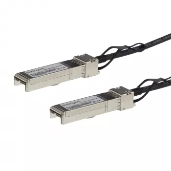 StarTech.com MSA nekoduotas suderinamas 5 m 10G SFP+ prie SFP+ tiesioginio prijungimo atšakos laidas Twinax – 10 GbE SFP+ varinis DAC 10 Gbps mažos galios pasyvus siųstuvo-imtuvo modulis DAC