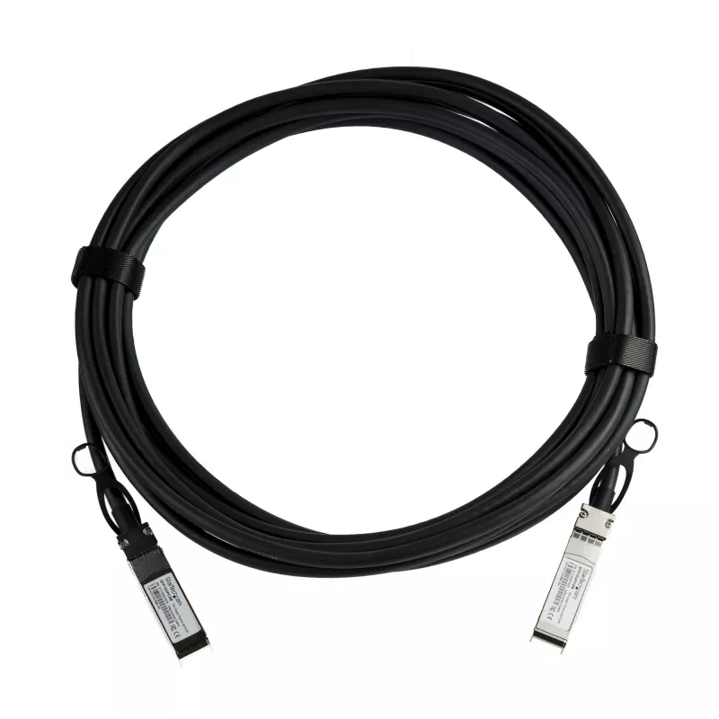 StarTech.com MSA nekoduotas suderinamas 5 m 10G SFP+ prie SFP+ tiesioginio prijungimo atšakos laidas Twinax – 10 GbE SFP+ varinis DAC 10 Gbps mažos galios pasyvus siųstuvo-imtuvo modulis DAC