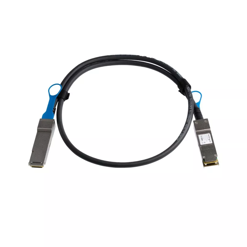 StarTech.com Juniper QFX-QSFP-DAC-1M Suderinamas 1 m 40G QSFP+ į QSFP+ Tiesioginio Prijungimo Kabelis Twinax - 40GbE QSFP+ Varinis DAC 40 Gbps Mažos Galios Pasyvus Siųstuvo-imtuvo Modulis DAC