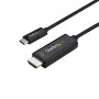 StarTech.com 0,9 m USB-C į HDMI laidą, 4K 60Hz USB Type-C į HDMI 2.0 vaizdo adapterio laidas – suderinamas su Thunderbolt 3 – nešiojamam kompiuteriui prie HDMI monitoriaus / ekrano – DP 1.2 Alt Mode HBR2 – juodas