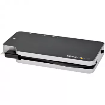 StarTech.com USB C daugiafunkcis adapteris - USB-C į 4K HDMI arba VGA vaizdo su 100W maitinimo pralaidumu, 2 prievadų 10Gbps USB šakotuvas, MicroSD, GbE - USB 3.1 Gen 2 Type-C mini/kelioninė dokstotis