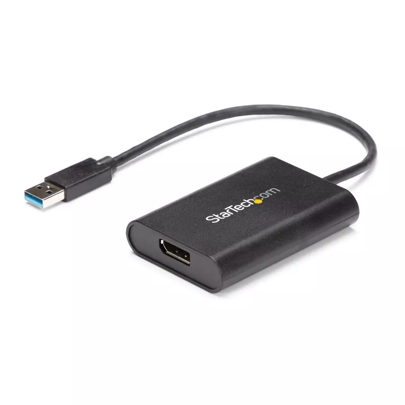 StarTech.com USB 3.0 į DisplayPort adapteris, USB DP monitoriaus keitiklis, skirtas Windows, 4K (nepalaiko macOS/ChromeOS/Linux) – TAA