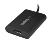 StarTech.com USB 3.0 į DisplayPort adapteris, USB DP monitoriaus keitiklis, skirtas Windows, 4K (nepalaiko macOS/ChromeOS/Linux) – TAA