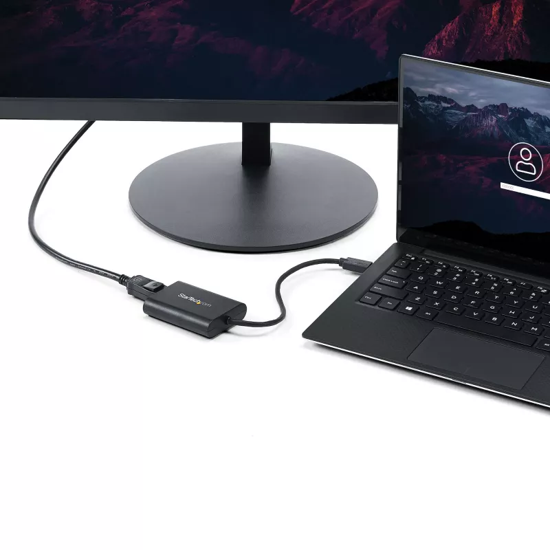 StarTech.com USB 3.0 į DisplayPort adapteris, USB DP monitoriaus keitiklis, skirtas Windows, 4K (nepalaiko macOS/ChromeOS/Linux) – TAA
