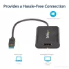 StarTech.com USB 3.0 į DisplayPort adapteris, USB DP monitoriaus keitiklis, skirtas Windows, 4K (nepalaiko macOS/ChromeOS/Linux) – TAA