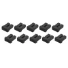 “StarTech.com” LC SFP dulkių gaubteliai - 10 vnt. pakuotė, LC, guma, juodi, tinklo komutatorius, 18 mm, 15 mm