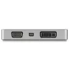 StarTech.com USB C daugiafunkcis vaizdo adapteris su HDMI, VGA, Mini DisplayPort arba DVI – USB Type C monitoriaus adapteris į HDMI 2.0 arba mDP 1.2 (4K 60Hz) – VGA arba DVI (1080p) – Space Gray aliuminis