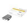 StarTech.com USB C daugiafunkcis vaizdo adapteris su HDMI, VGA, Mini DisplayPort arba DVI – USB Type C monitoriaus adapteris į HDMI 2.0 arba mDP 1.2 (4K 60Hz) – VGA arba DVI (1080p) – Space Gray aliuminis