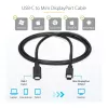 StarTech.com 6 ft. (1.8 m) USB-C į Mini DisplayPort kabelis – 4K 60Hz – juodas