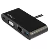 StarTech.com USB C daugiafunkcis adapteris - Mini USB-C dokas su vieno monitoriaus VGA 1080p vaizdu - 60 W energijos tiekimo pralaidumas - USB 3.1 Gen 1 Type-A 5 Gb/s, Gigabit Ethernet - Prijungimo stotelė