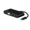 StarTech.com USB C daugiafunkcis adapteris - Mini USB-C dokas su vieno monitoriaus VGA 1080p vaizdu - 60 W energijos tiekimo pralaidumas - USB 3.1 Gen 1 Type-A 5 Gb/s, Gigabit Ethernet - Prijungimo stotelė