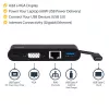 StarTech.com USB C daugiafunkcis adapteris - Mini USB-C dokas su vieno monitoriaus VGA 1080p vaizdu - 60 W energijos tiekimo pralaidumas - USB 3.1 Gen 1 Type-A 5 Gb/s, Gigabit Ethernet - Prijungimo stotelė
