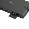 StarTech.com USB C daugiafunkcis adapteris - USB Type-C mini dokas su HDMI 4K arba VGA 1080p vaizdu - 100W maitinimo pralaidumas, 3 prievadų USB 3.0 šakotuvas, GbE, SD ir MicroSD - nešiojamojo kompiuterio kelioninis dokas